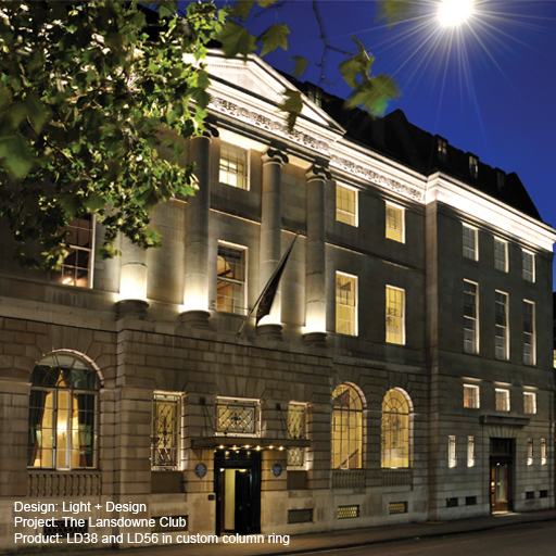 The Lansdowne Club, London Lightgraphix Creative Lighting Solutions